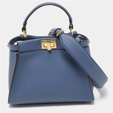 Fendi navy blue bag